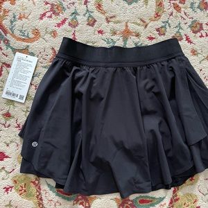 Court rival HR skirt long, size 8, black, new w tags